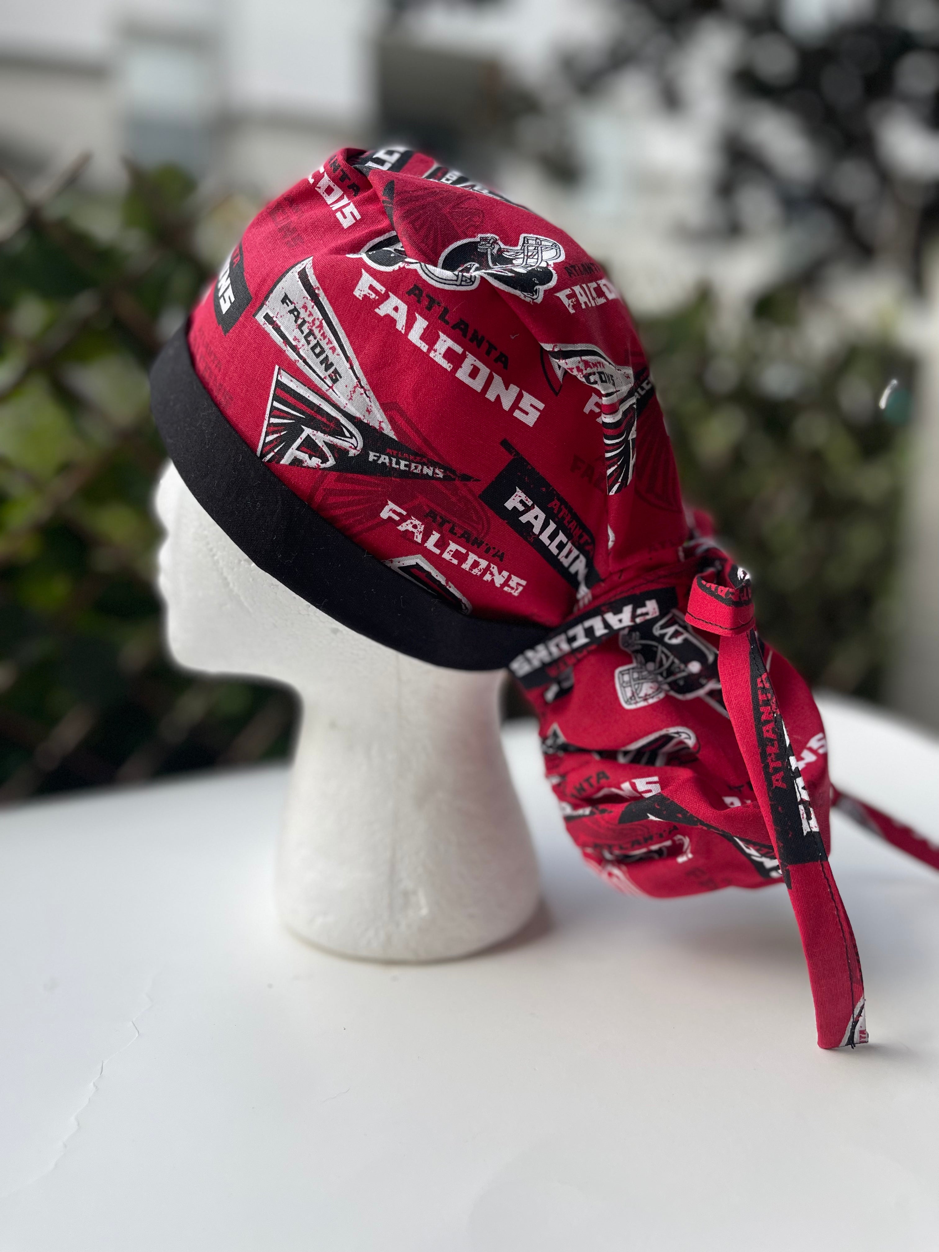 Falcons scrub cap womens ponytail cap