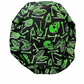 Halloween scrub caps, glow in the dark skeletons