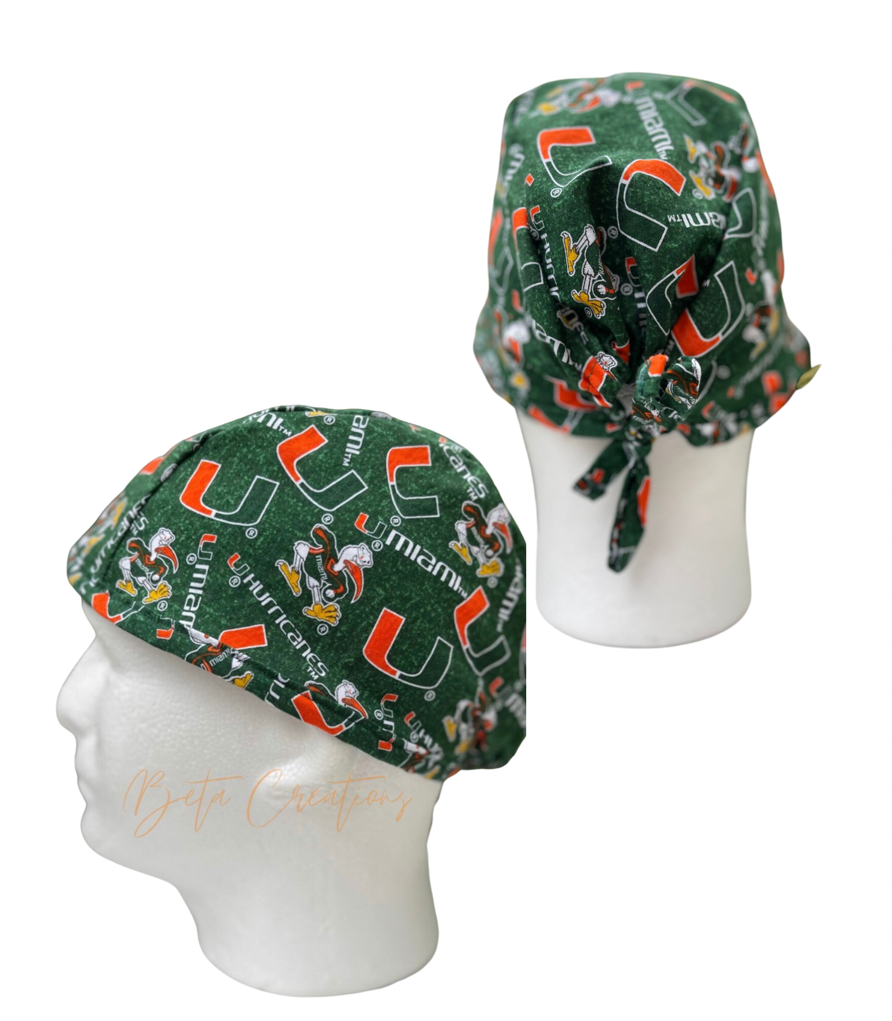 University of Miami scrub cap