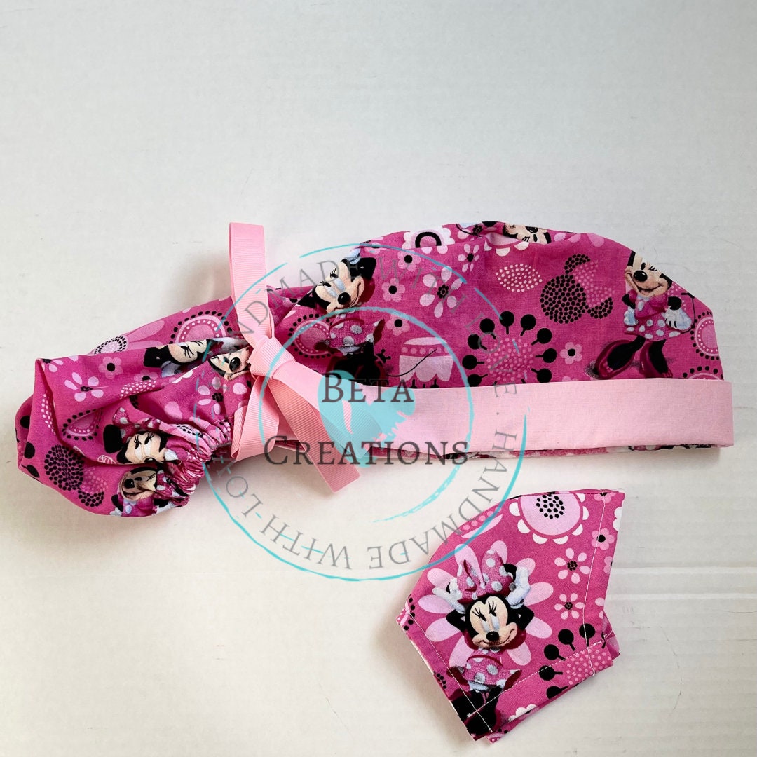 Minnie mouse ponytail cap