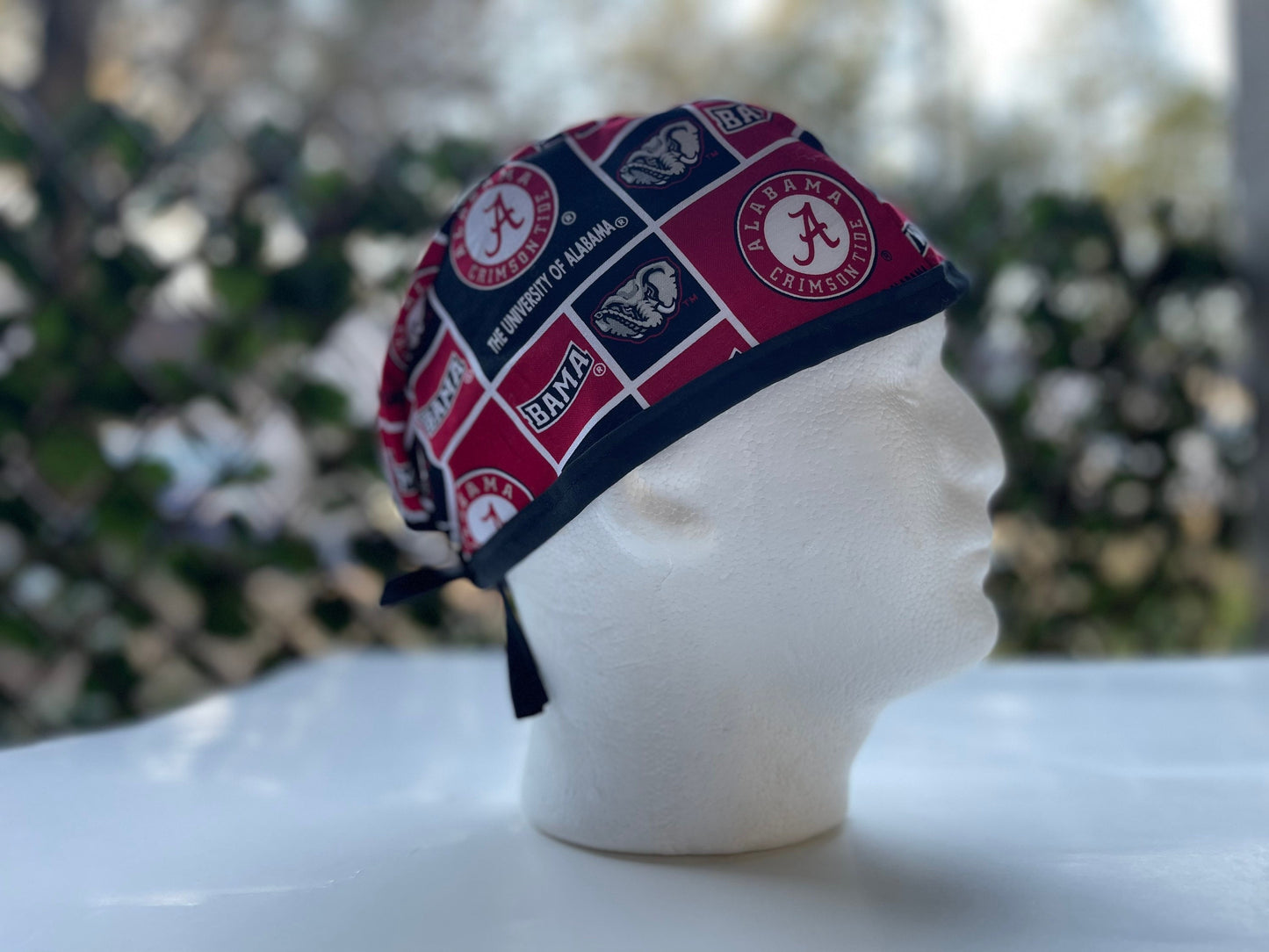 University of Alabama crimson tide blocks, Bama scrub cap