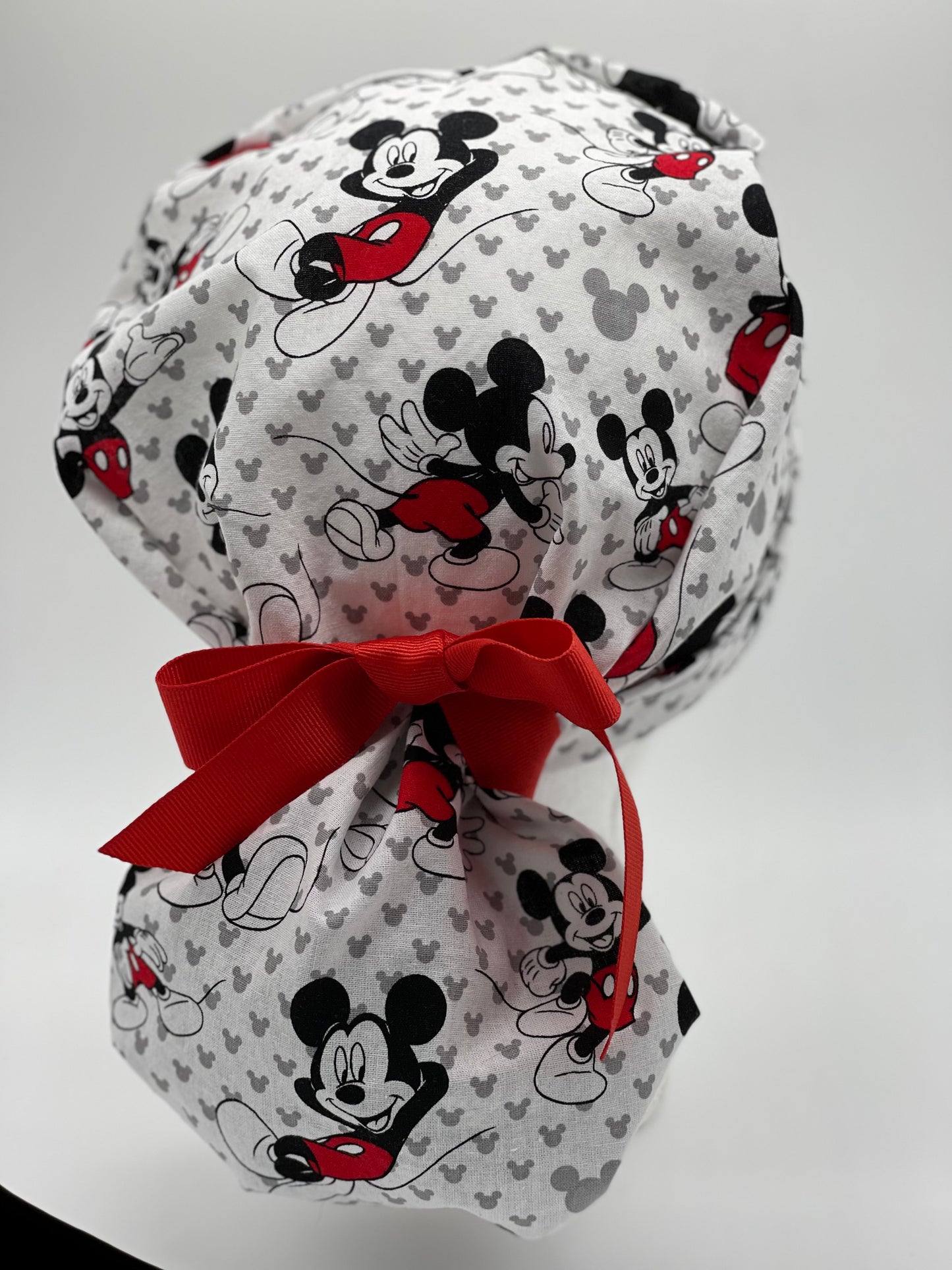 Mickey Mouse ponytail scrub cap