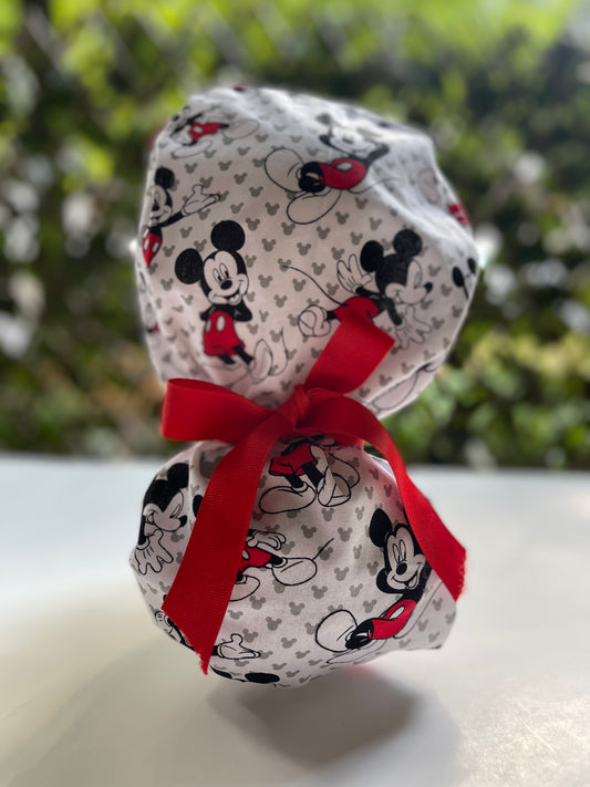 Mickey Mouse ponytail scrub cap