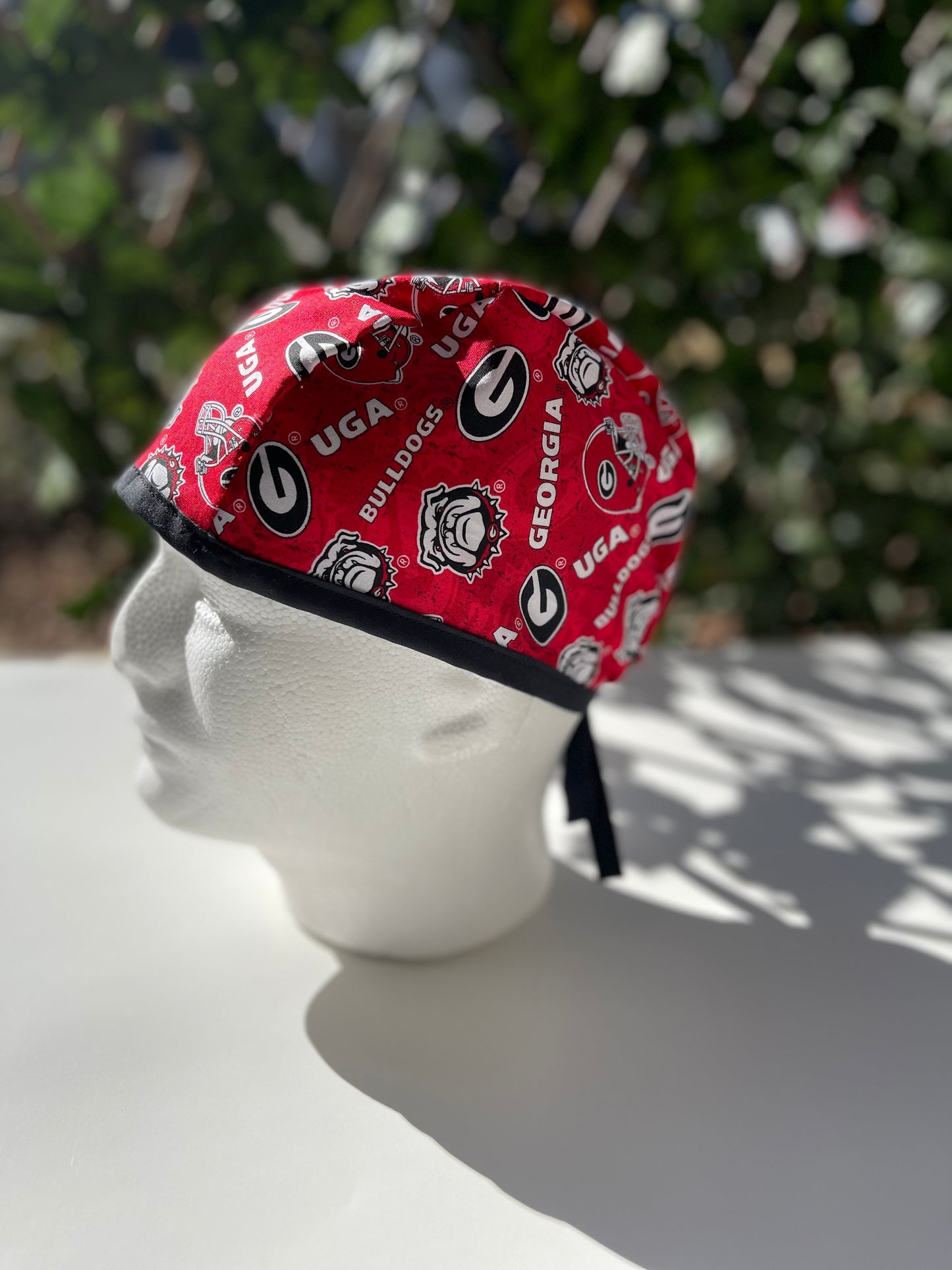 football, scrub cap, go dawgs, UGA mens scrub cap