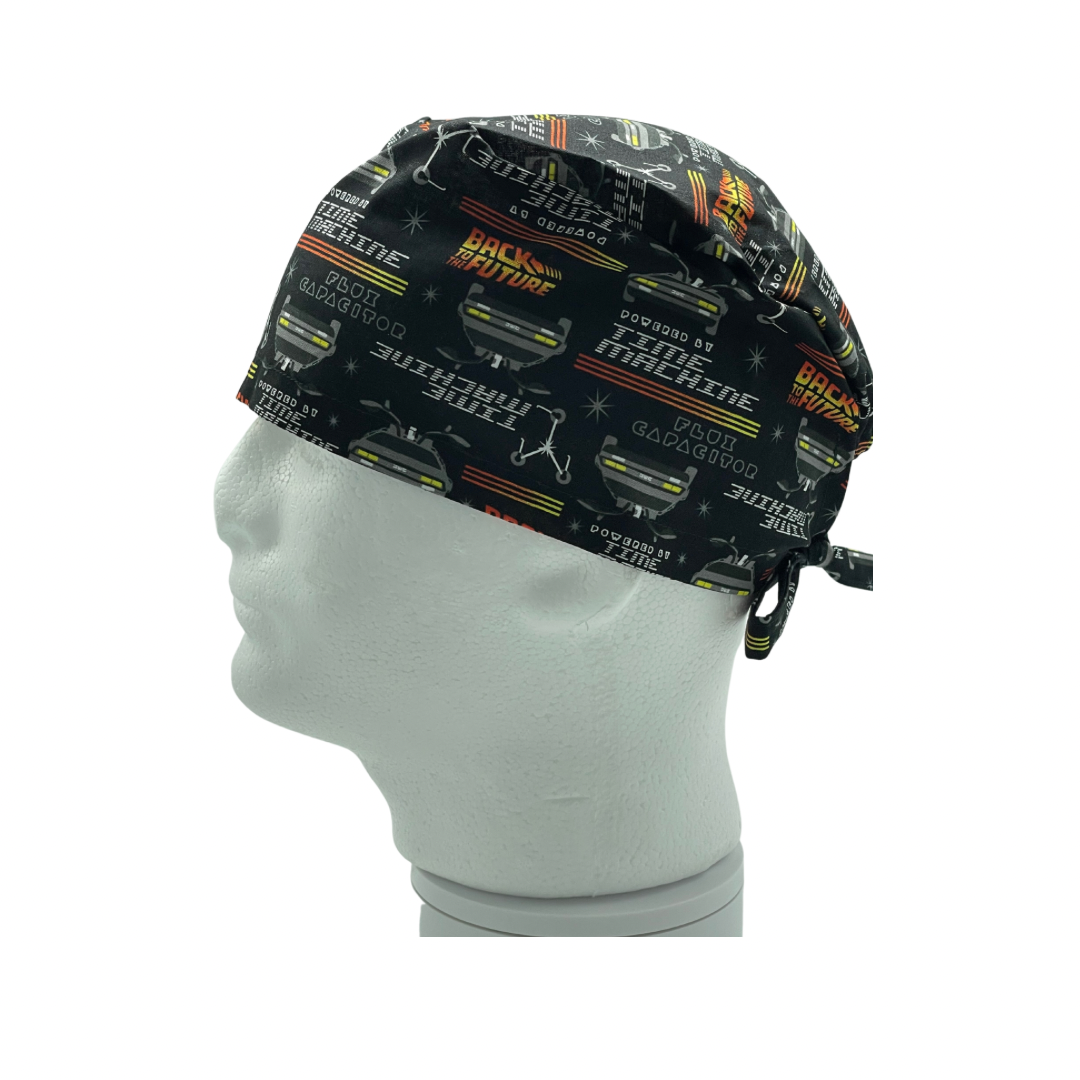 Flux capacitor scrub cap