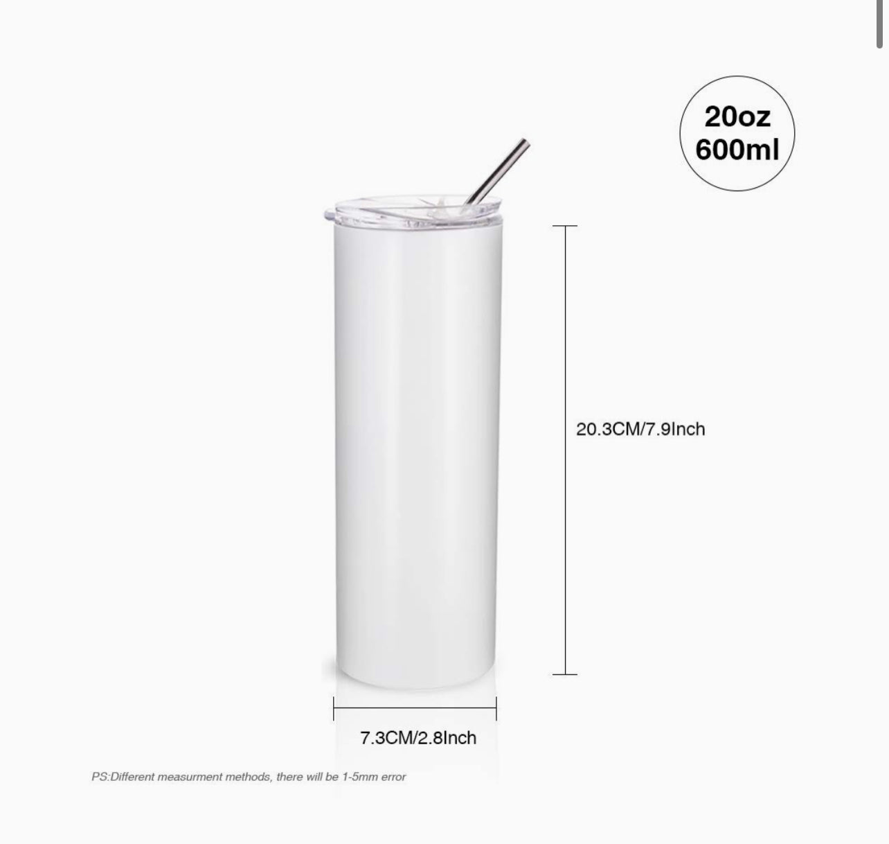 Trinidad and Tobago 20oz skinny Tumbler, Carnival