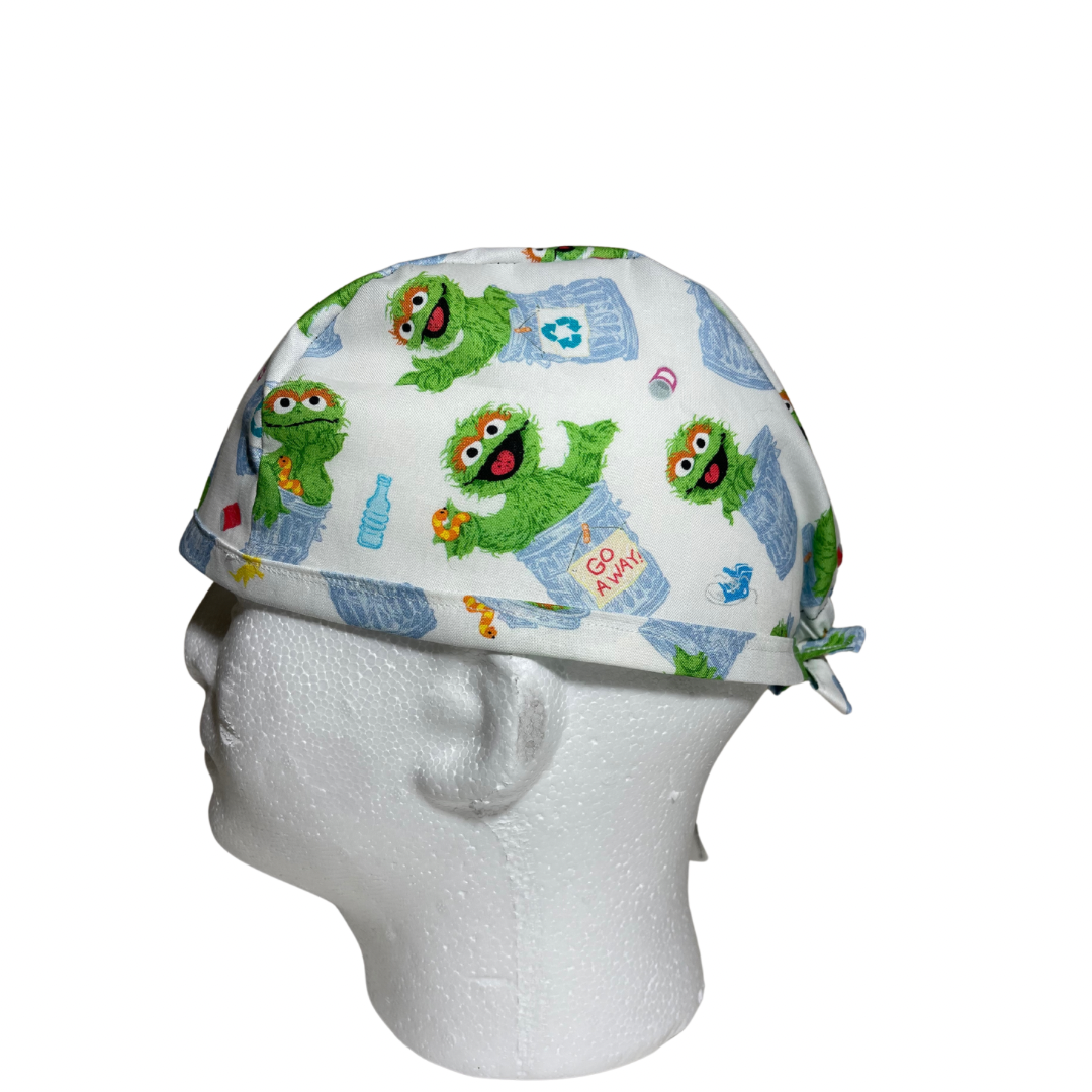 Oscar the grouch scrub cap,