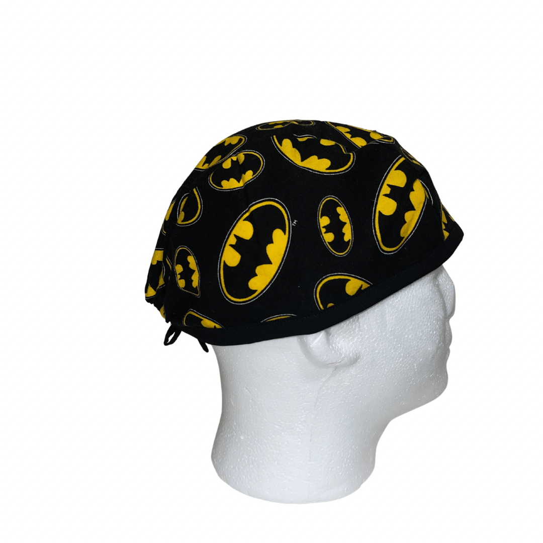 Superhero scrub cap, mens scrub cap, Batman