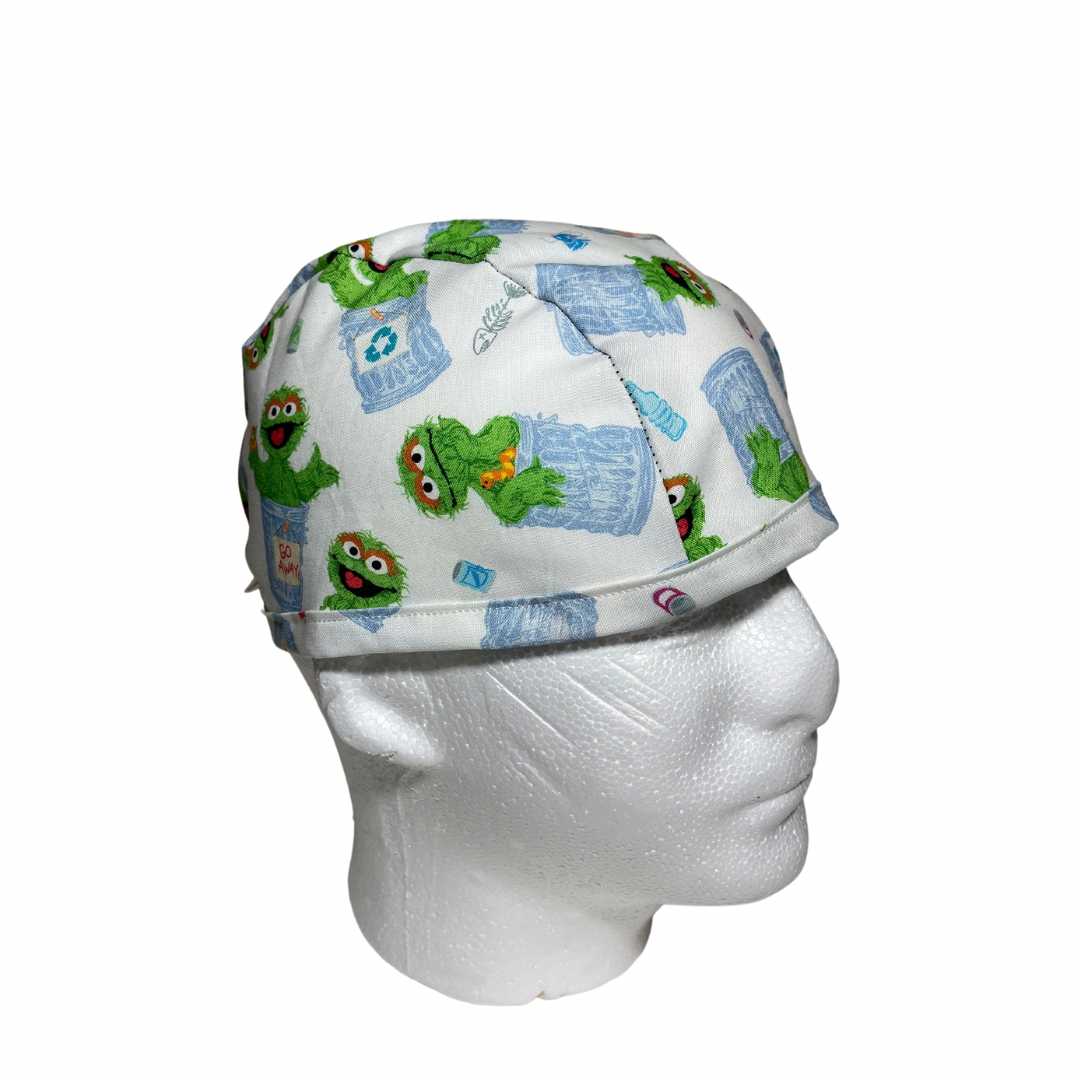 Oscar the grouch scrub cap,