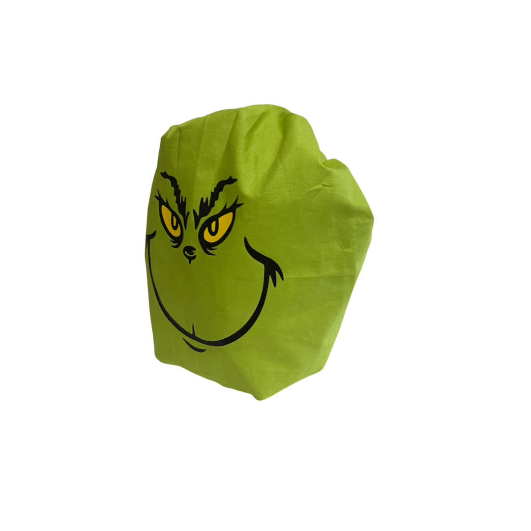 Grinch scrub cap