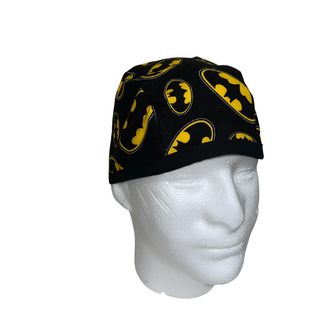 Superhero scrub cap, mens scrub cap, Batman